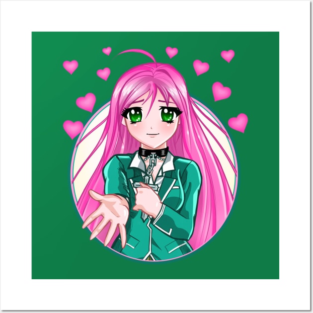 Rosario + Vampire Wall Art by poolboy